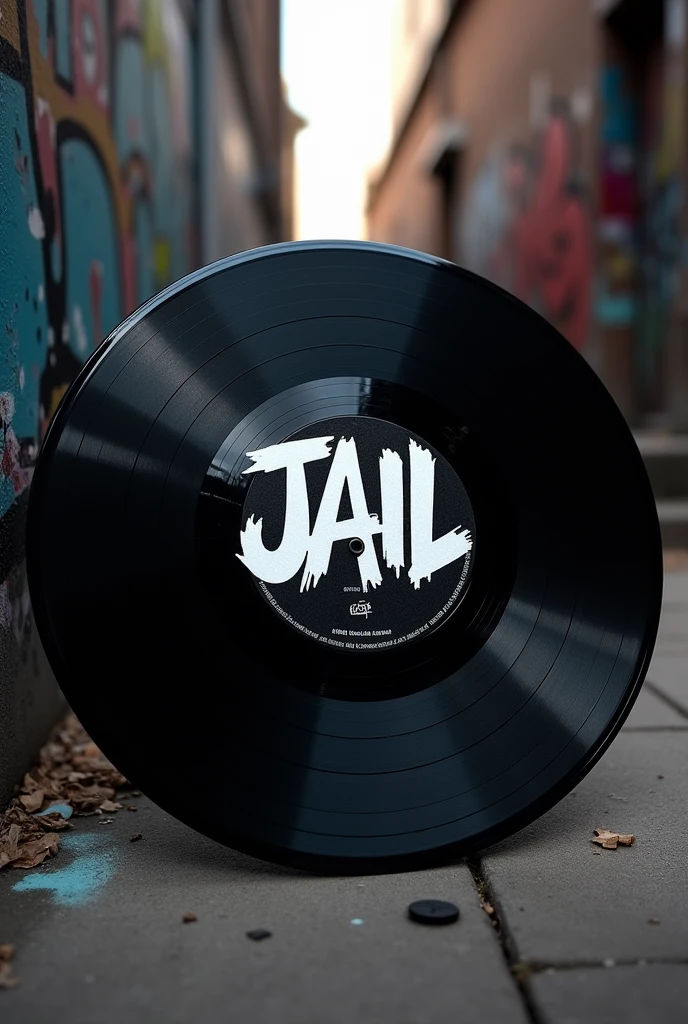 A stylish record with the word JAIL written on it