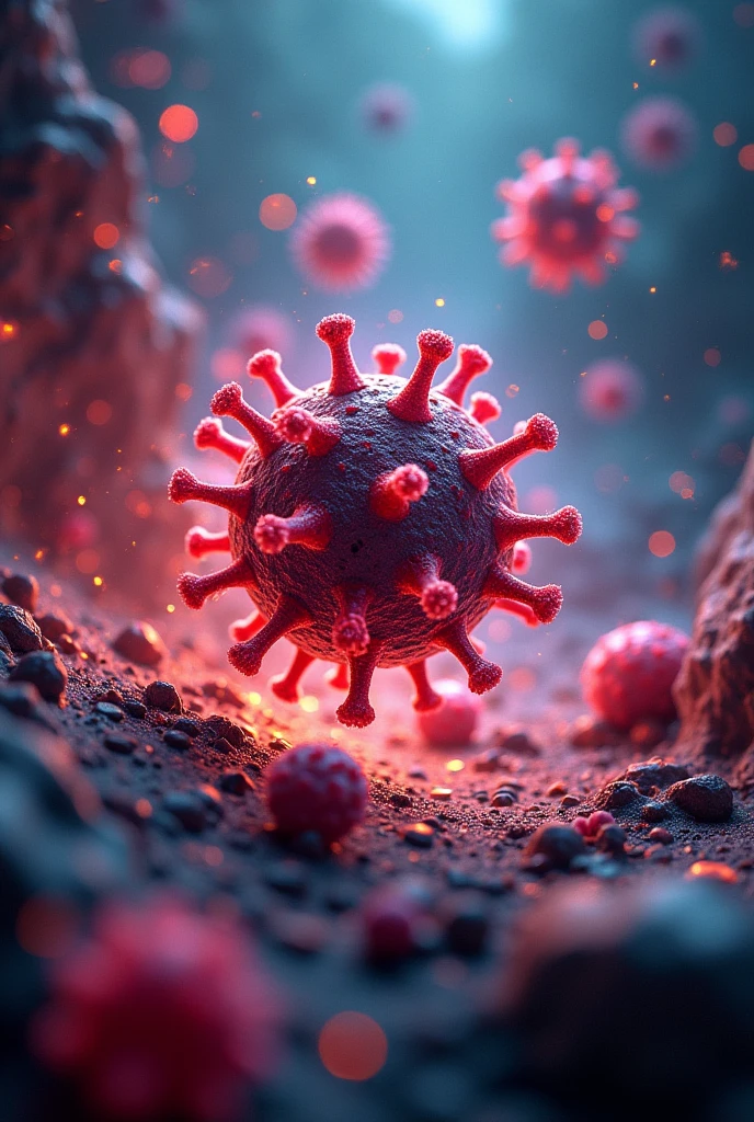 Table 4:
Description: haz 3 (two cells and a virus) performs the virus 1 is surrounded by antibodies, and a phagocytic cell 2 is approaching to devour it and the T cell 3. ANIMATED Phagocytic Cell (with a robust and efficient style)