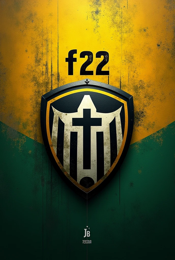 Make a wallpaper with the Vasco da Gama team shield and the word fb 22 written on top