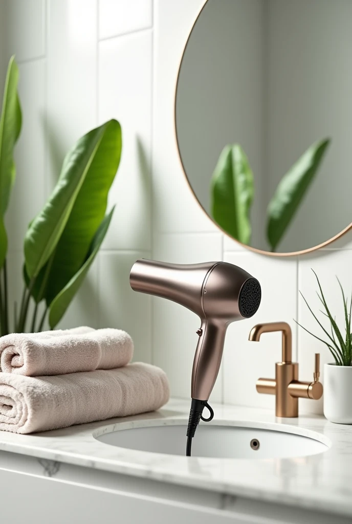 a hair dryer