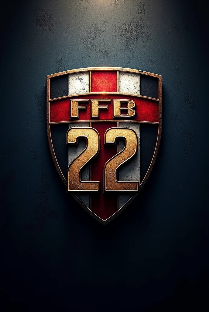 Make a wallpaper with the Vasco da Gama team shield and the word fb 22 written on top