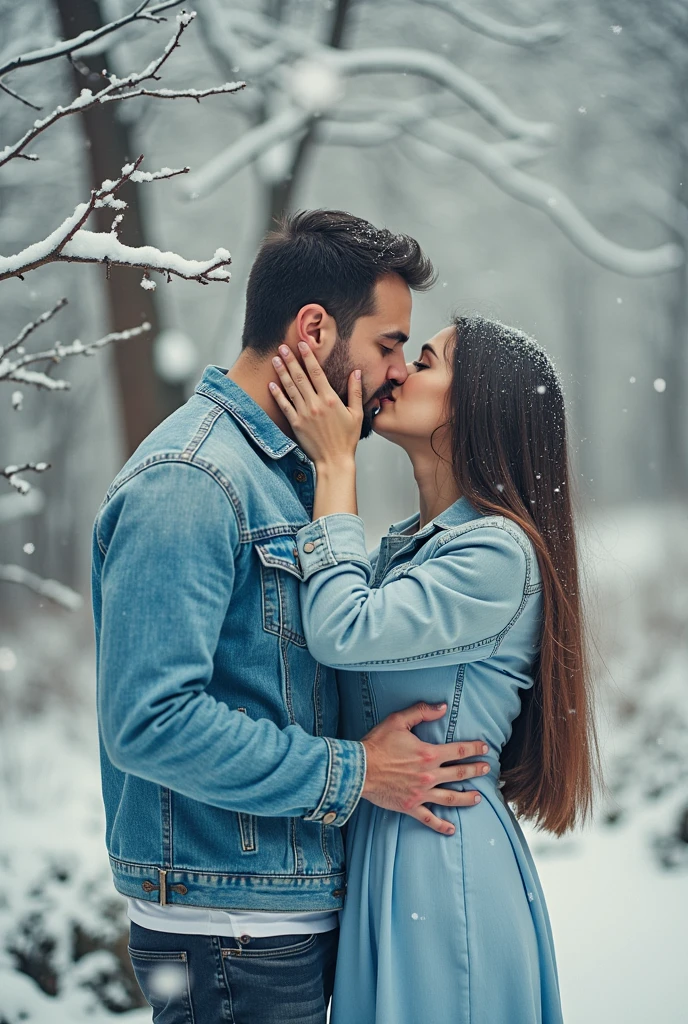 Man sucking a boob of his girlfriend and his hand on the vagina of his girlfriend and another woman sucking that man’s penis