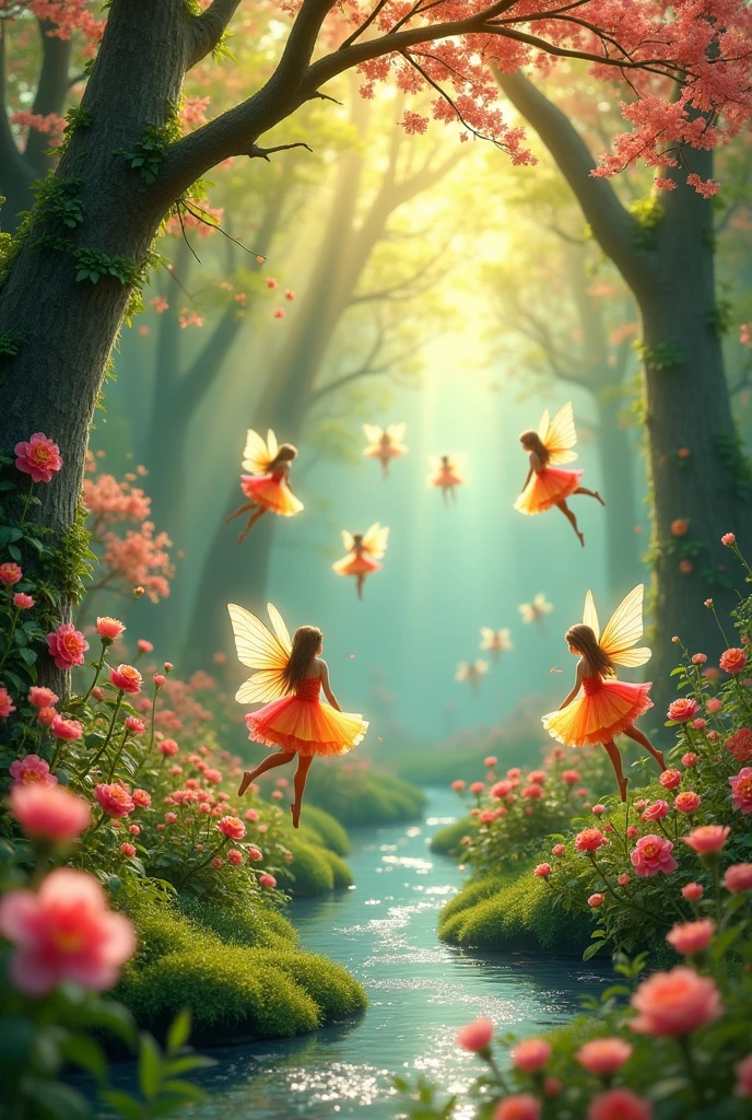Little Fairies Spring in Neverland
