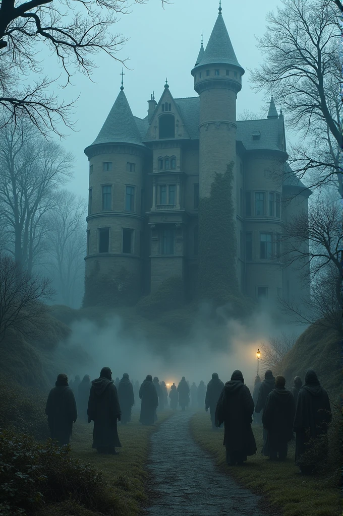 **Villagers' Tales**: The villagers talked about an old mansion where no one dared to go.