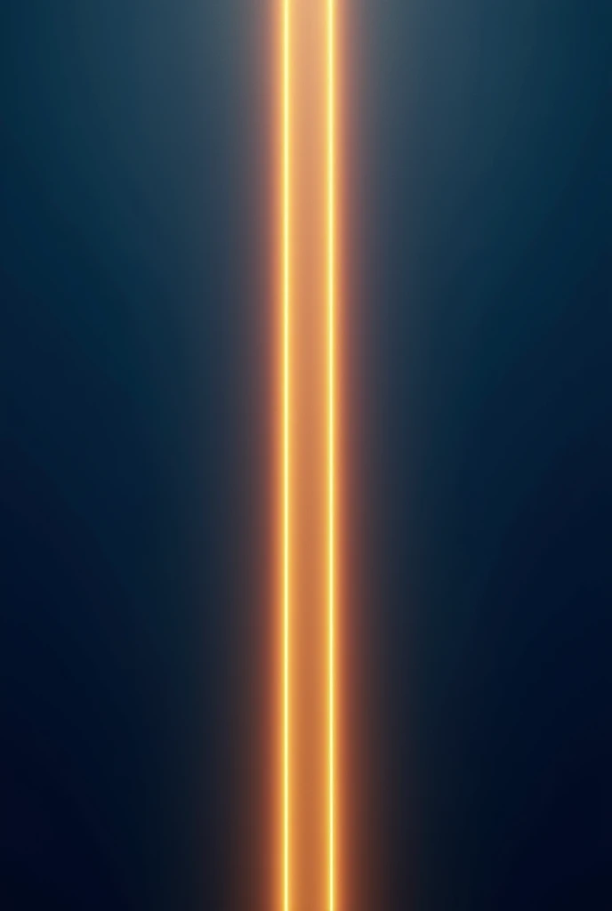 Two straight golden lines, with gradient at the end of the line