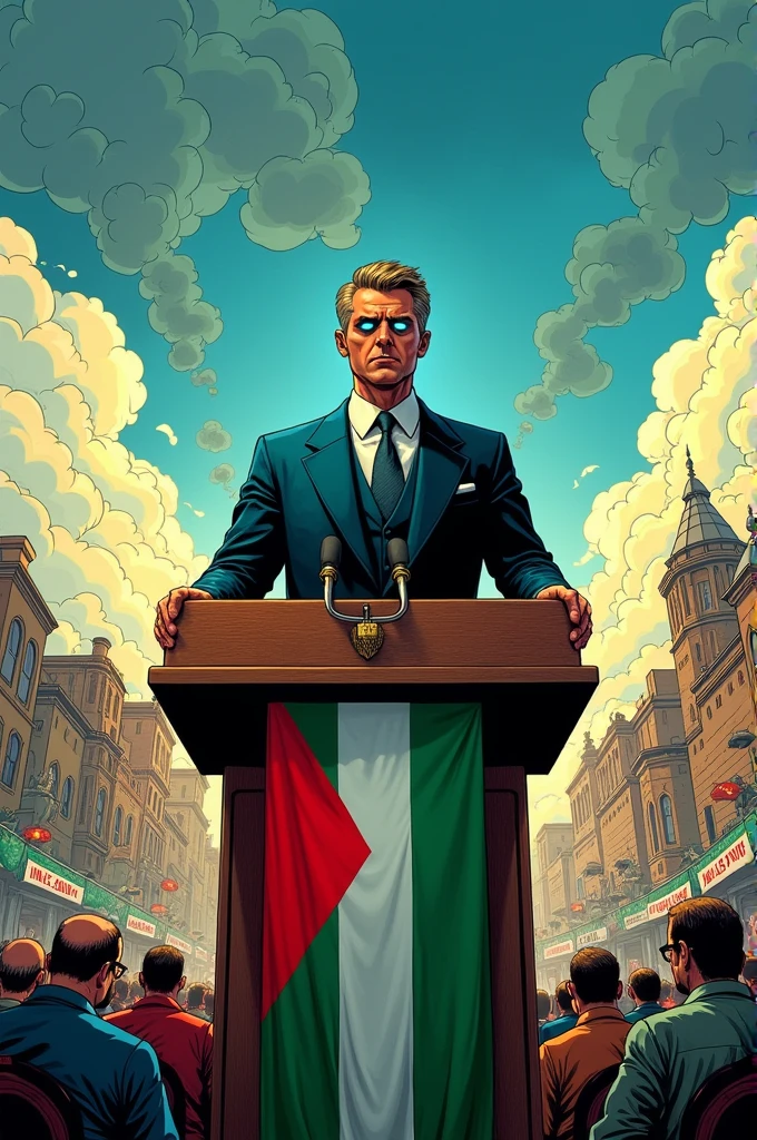 homelander as president of palestine