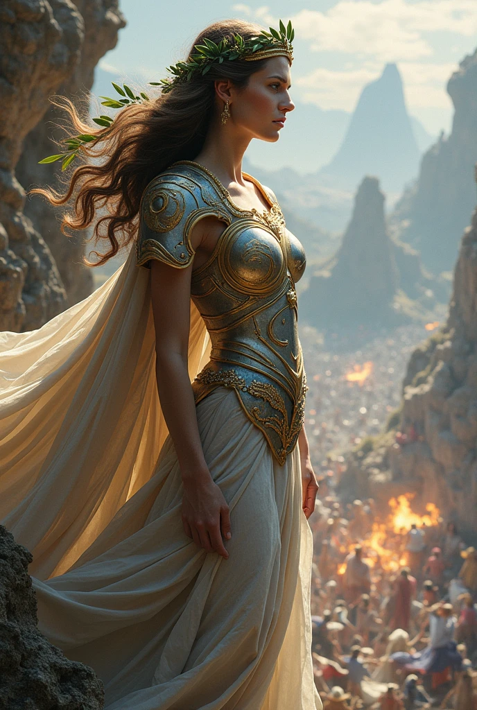 Athena the goddess of war (not too realistic or inappropriate)