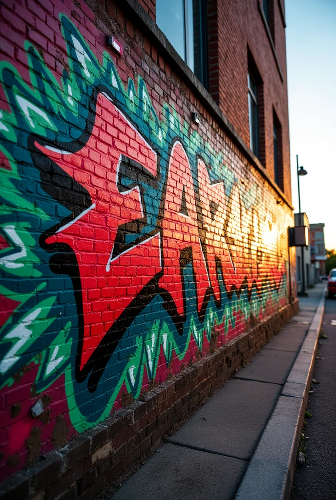 Graffiti of the word early hardcore 
