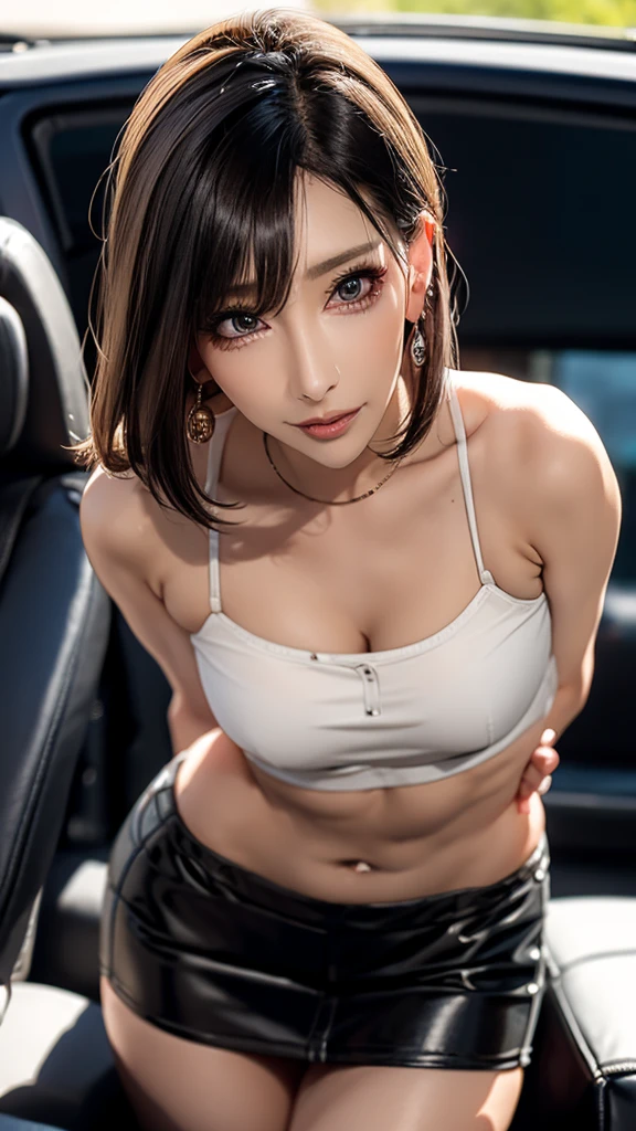 wearing a short miniskirt、hole々And Dominant Beautiful Mature White Women,Shows you your panties, Satin panties are visible,,., In the car,
Beautiful woman receiving punishment,Embarrassed expression,