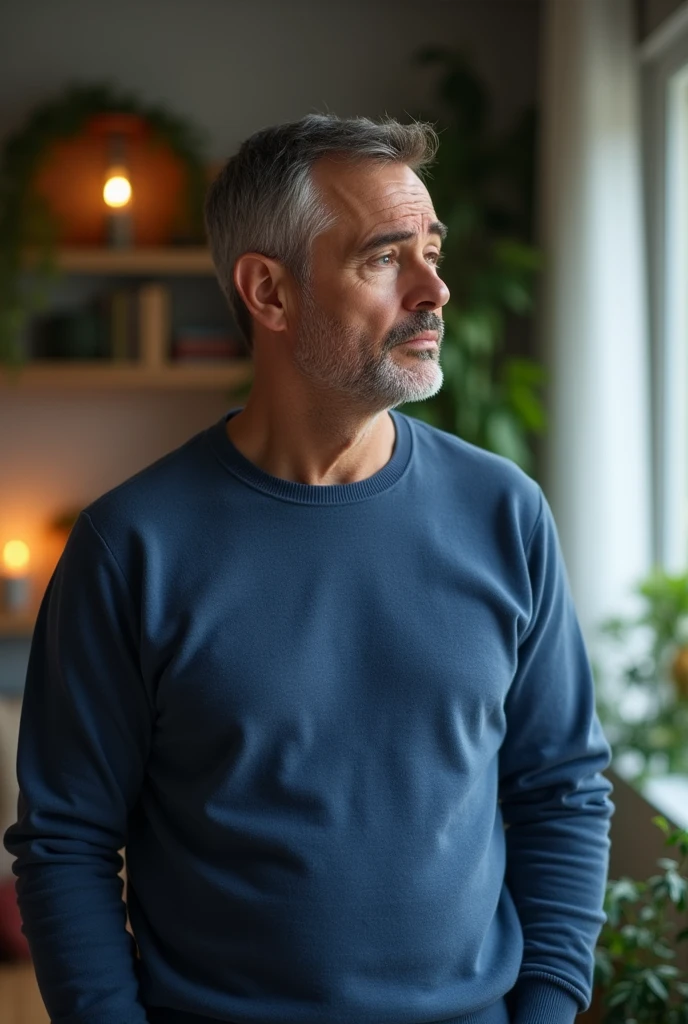 create an image for a Facebook ADS with 1 Prostate Problem, In the image I want there to be a 45 year old man, no text on image