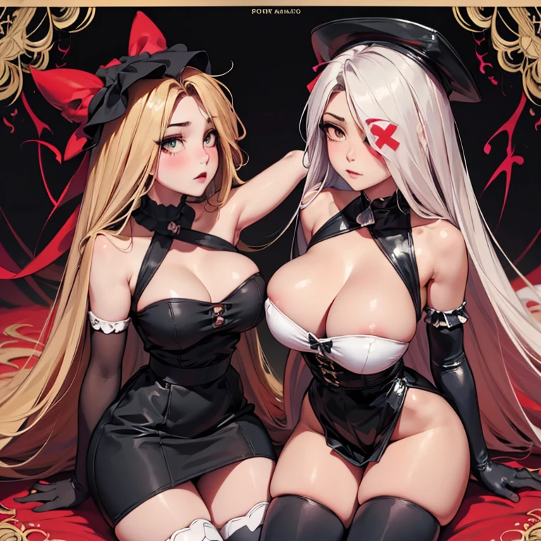 on fours, back view, sex(masterpiece, best quality:1.4), absurdres, highres, ultra detailed, beautiful, (maid), (perfect face, detailed face, beautiful:1.3),(natural breasts, cleavage), collarbone, fingerless gloves, gloves,spaghetti strap top, black pencil skirt, tight, over the knee skirt, hat, elegant maid outfit, thighhighs, thick thighs, thighs, multiple belts, More detailed 8K.motor irreal:1.4,UHD,La mejor calidad:1.4, fotorrealista:1.4, textura de la piel:1.4, obra maestra:1.8,obra-prima, mejor calidad,objeto Objeto], (detailed face features:1.3),(manos detailed)