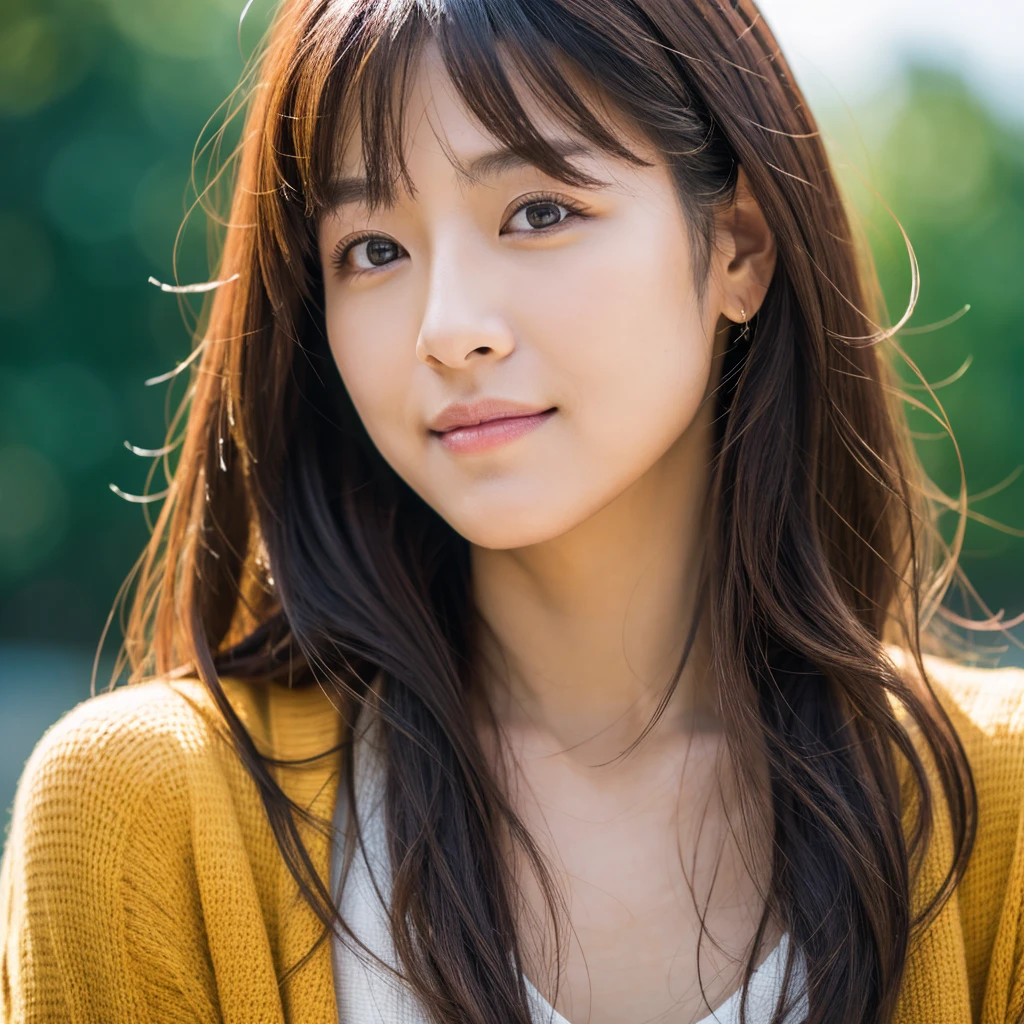 Model actress、A beautiful woman、One Woman、cool、Japanese and half European、Close-up of face、30 generation beauty、Realistic Skin、4K images、Commercial Shooting