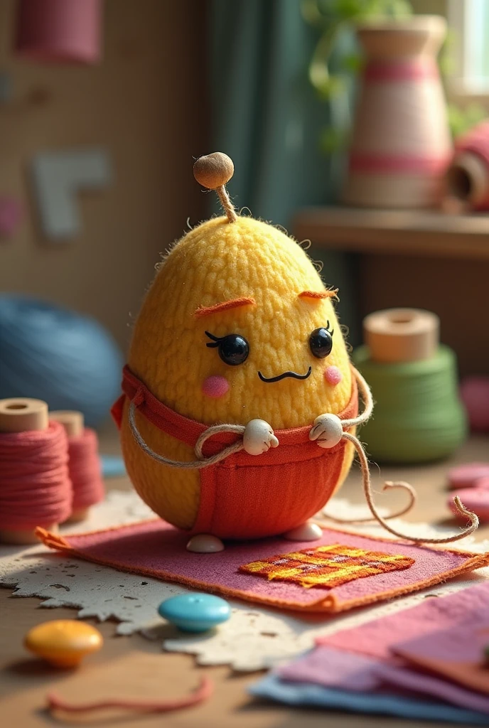 Create a raisin that is sewing. A real raisin 

