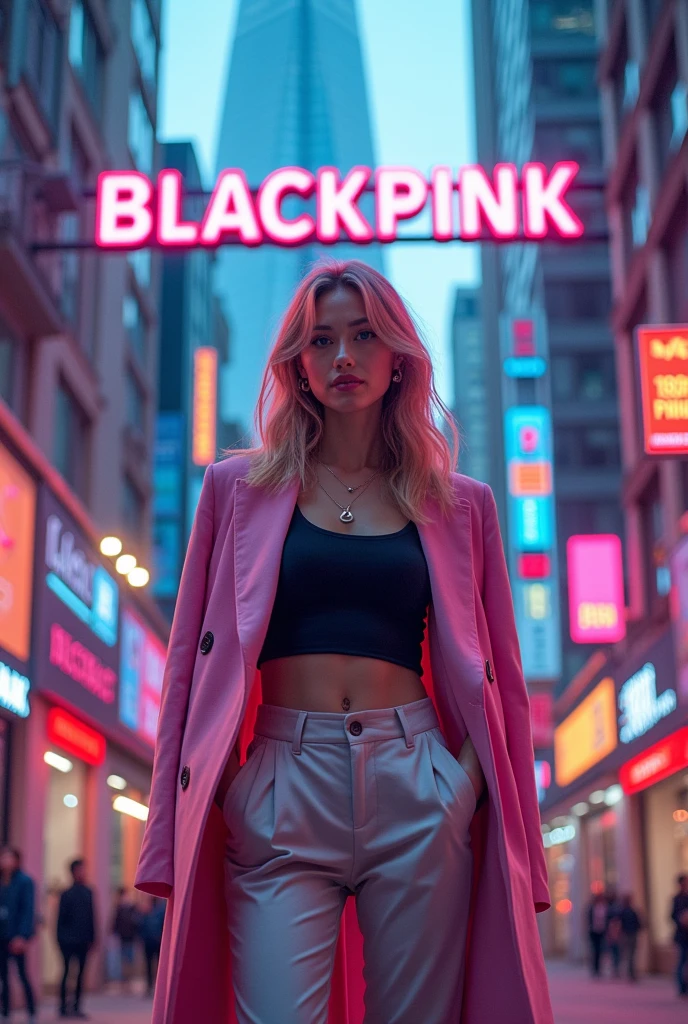 Entrepreneurship brand with the letters of the name "blackpink