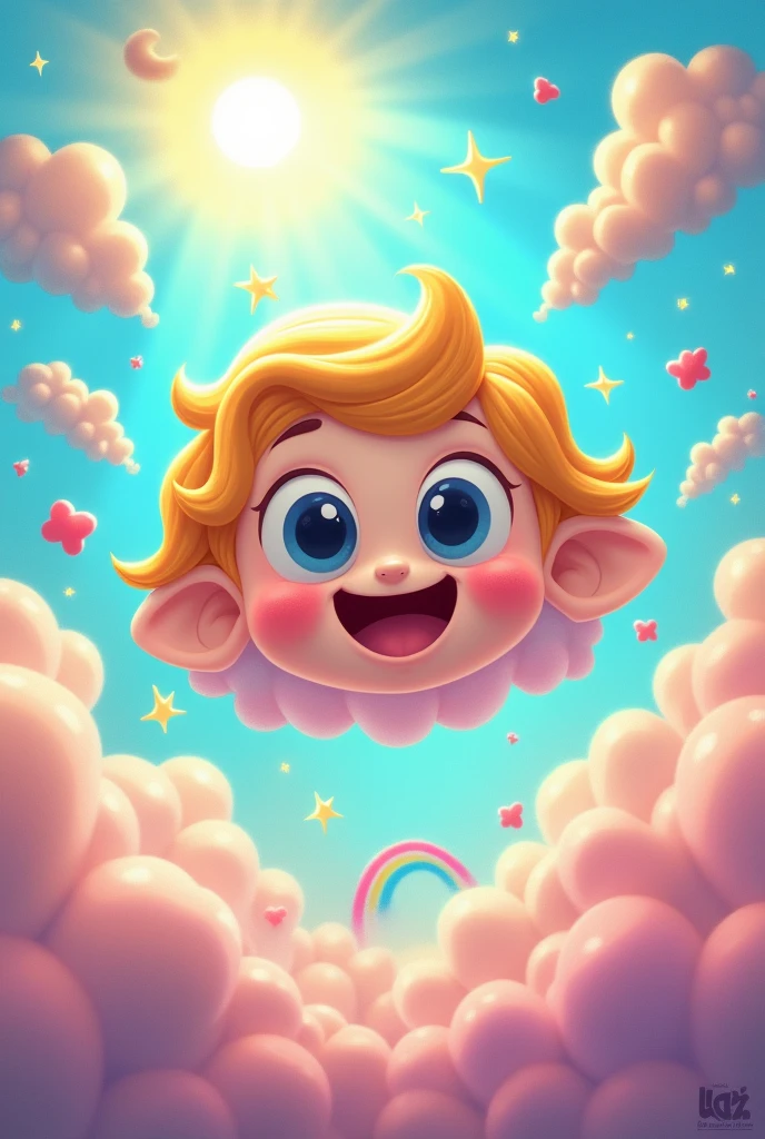Create an emotion about the dream in cartoon