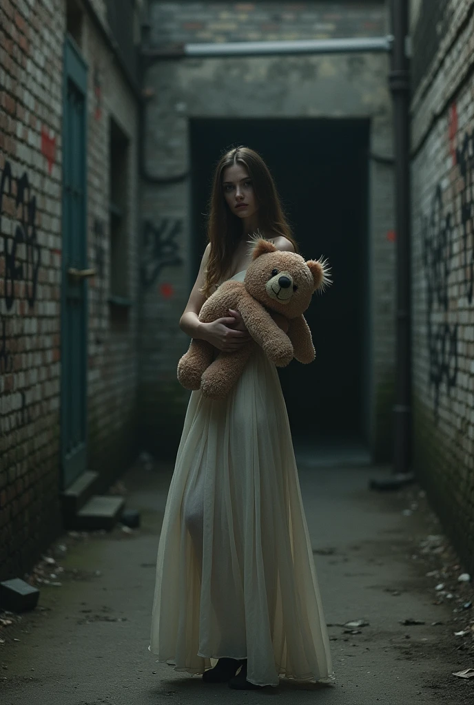 Take a fashion photo about animal abuse where you feel sad