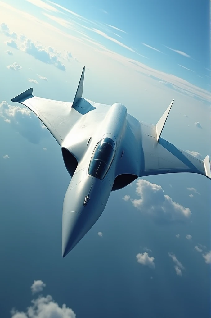 Aerodynamic aircraft, The plane is narrow and elongated with a sharp nose.. The fuselage is needle-shaped.. The wings are small and delta or arrow-shaped.( with very acute angles). A design that favors heat management.