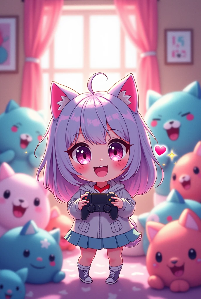 Kawaii for a gaming channel