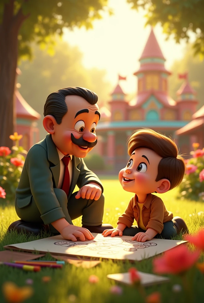 Walt Disney as a father figure to John Lasseter
