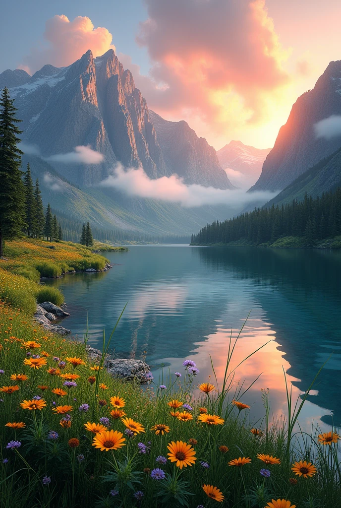 Un paysage ultra réaliste