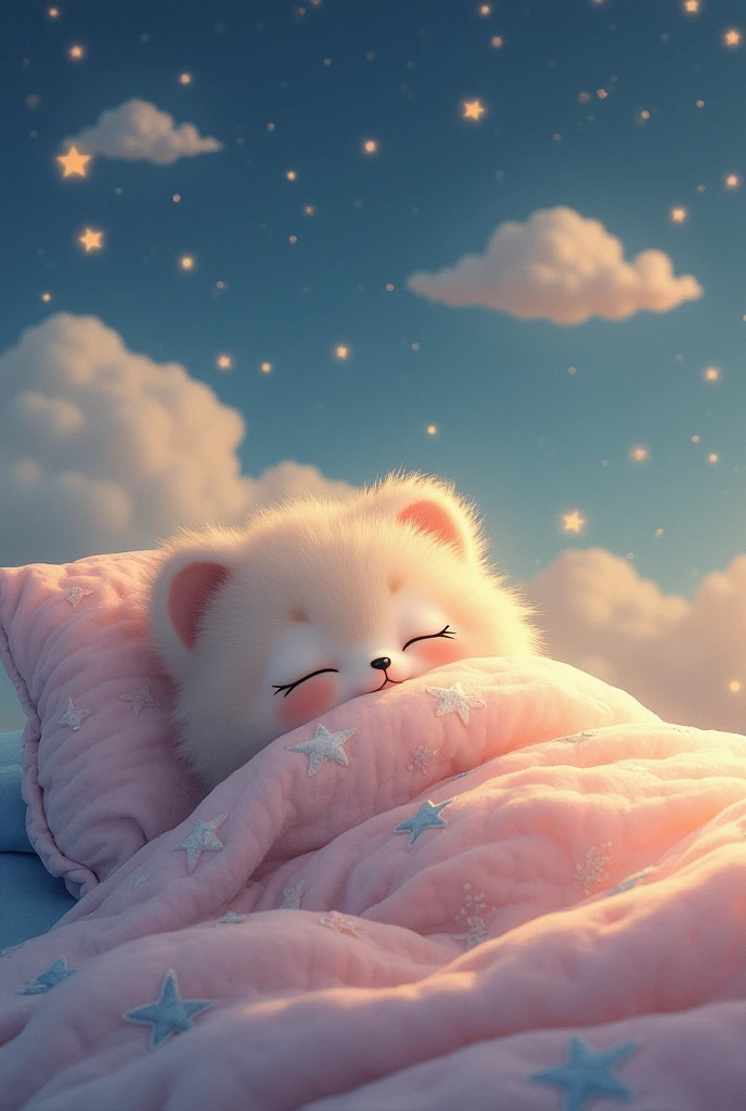 Create an animated emotion about sleeping