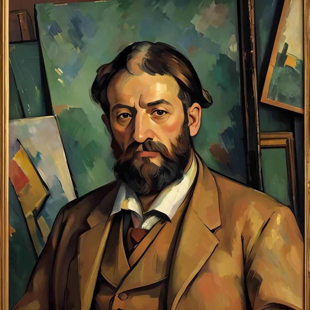 Cézanne's paintings、Portraiture