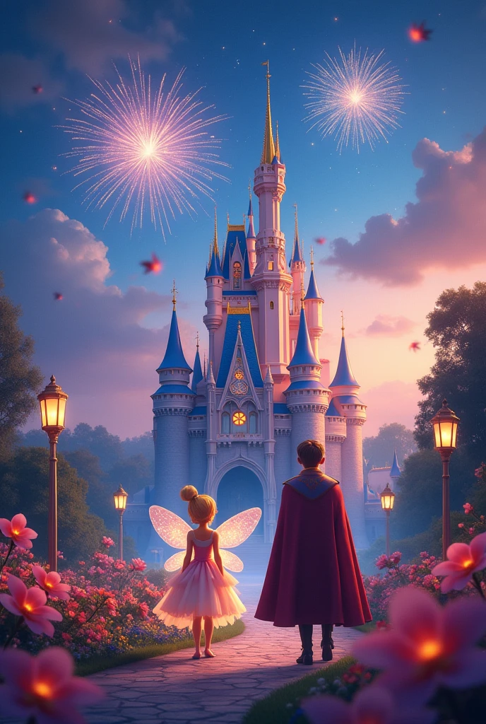 Conceptual showcase with the theme of Disney and magic