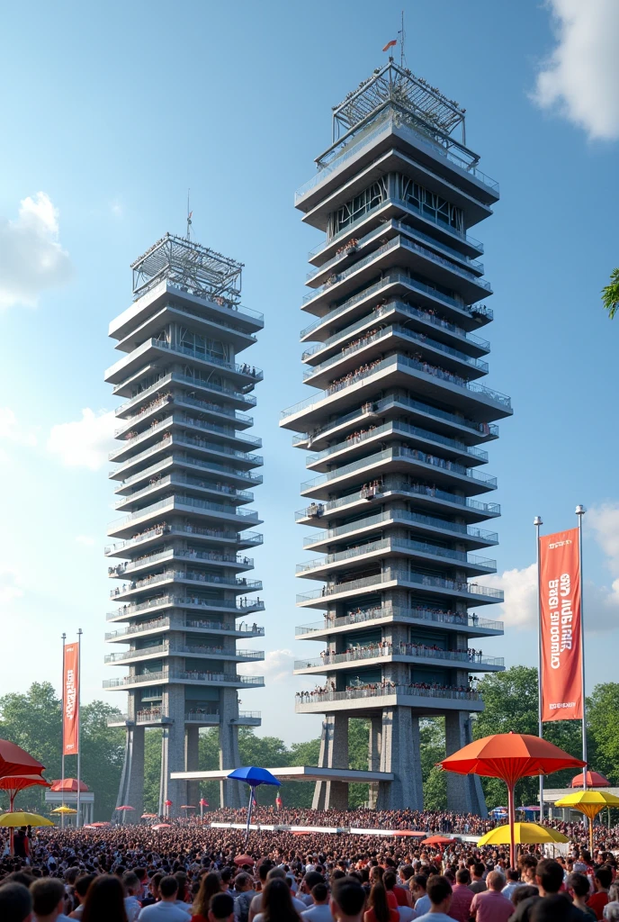 Design 2-story stands.30 meters high, 1.20 meters wide and 3.30 long