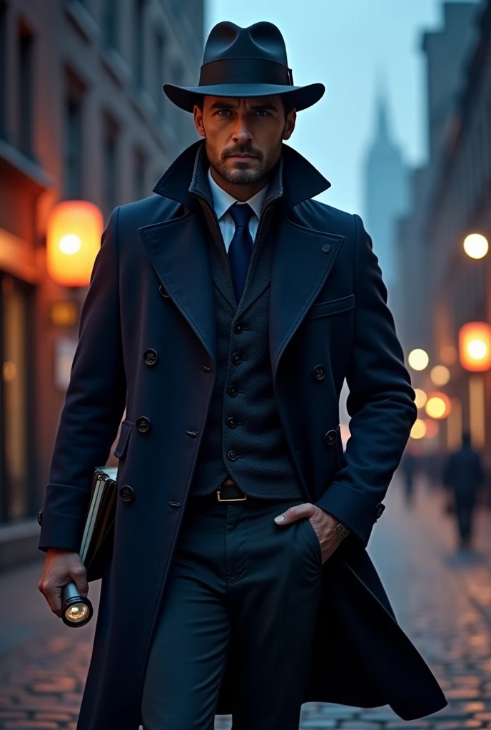 Strong Detective Police Man