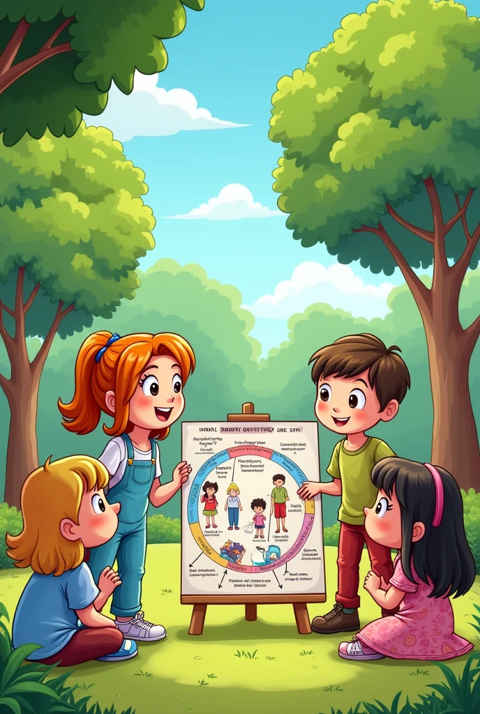 Monica&#39;s Gang comic strip explaining the history of physiotherapy to children 