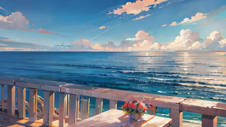 background、Len、Ocean view、Upper floor terrace、Ocean View、evening、sunset、red tint、Spotless、Supremely aesthetic、Beautiful poop