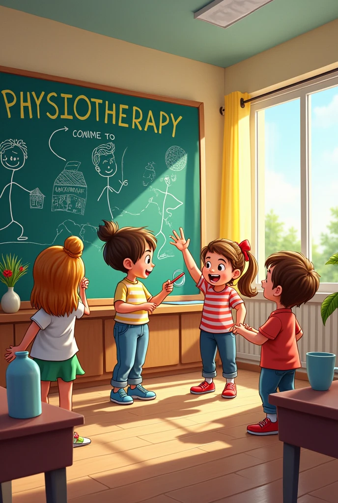 Monica&#39;s Gang comic series explaining the history of physiotherapy to children 