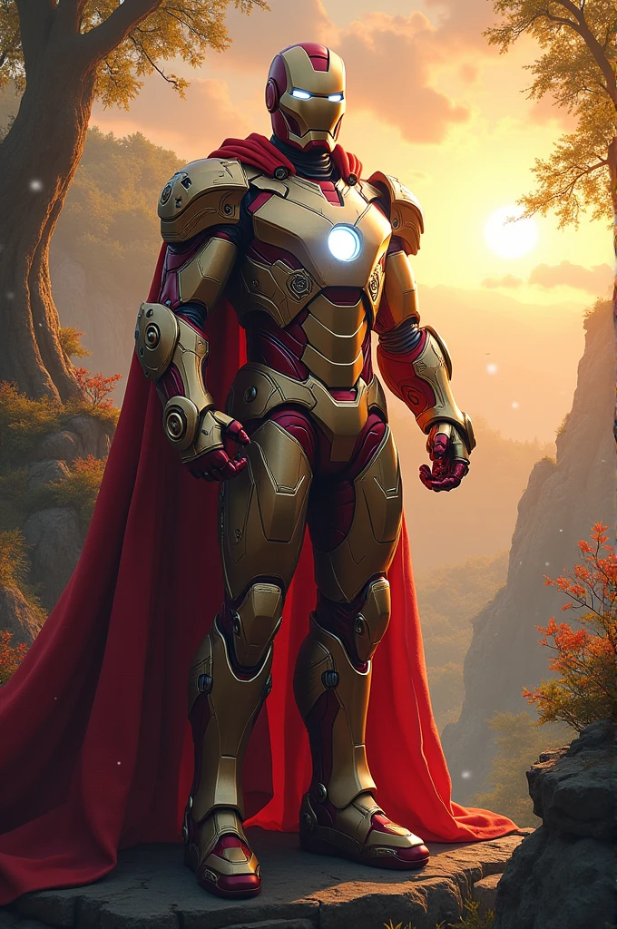 Iron Man being a knight
