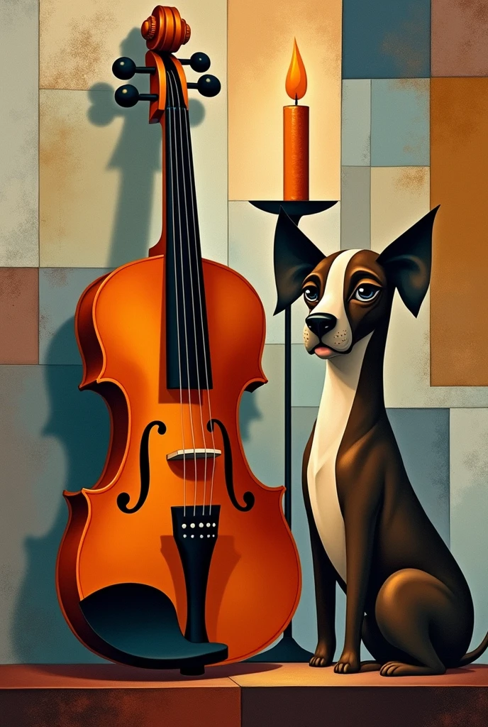 Painting of a woman playing a violin with a bird and a bird in the background, Georgy Kurasov, Directed by: Joseph Mehoffer, Directed by: George Papazov, Adriano Borda, Maya Bloch obra de arte, Directed by: Aloysius O'Kelly, Sergey Zabelin, Directed by: Jean Metzinger, Directed by: Jaroslav Doubrava
