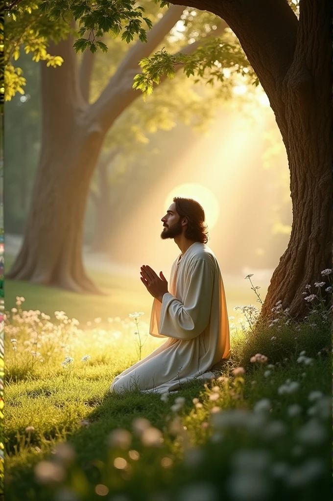 Jesus prays