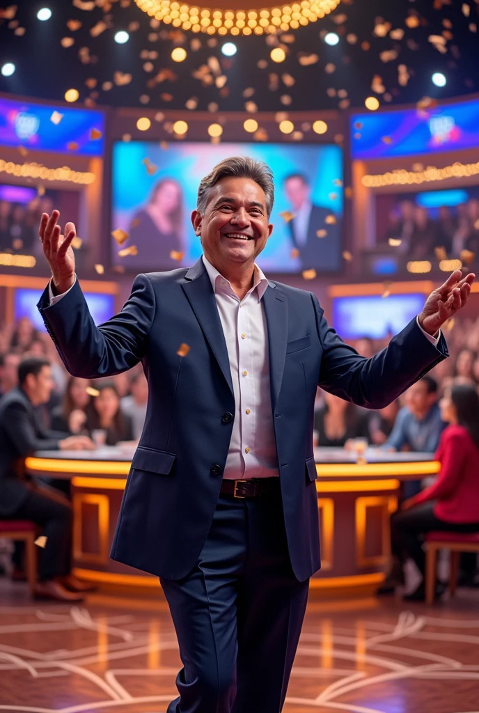 Television presenter Silvio Santos 
