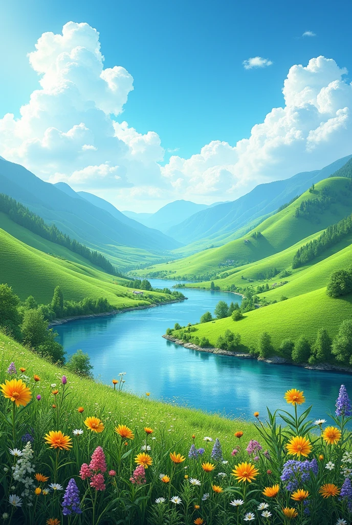 A beutiful 4k wallpaper of nature which quality is high and its is full of beautiful it's like realistic