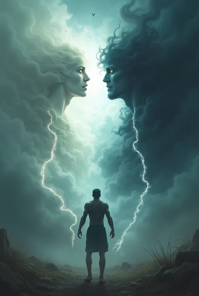 That evil and good force a human to be silent