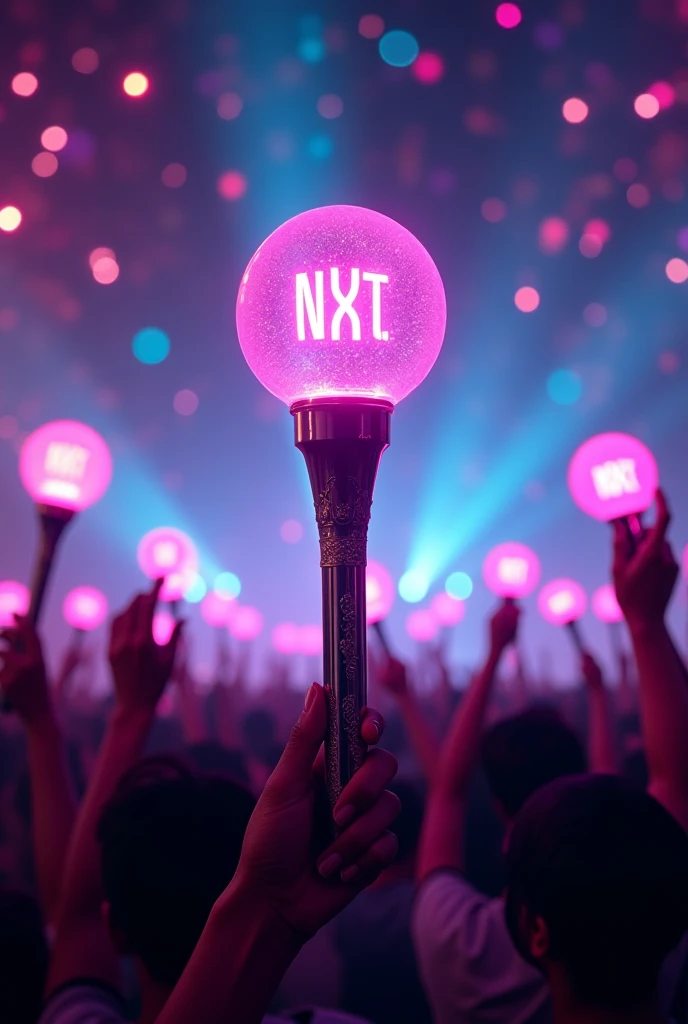 Make a lightstick for the k-pop group NXT