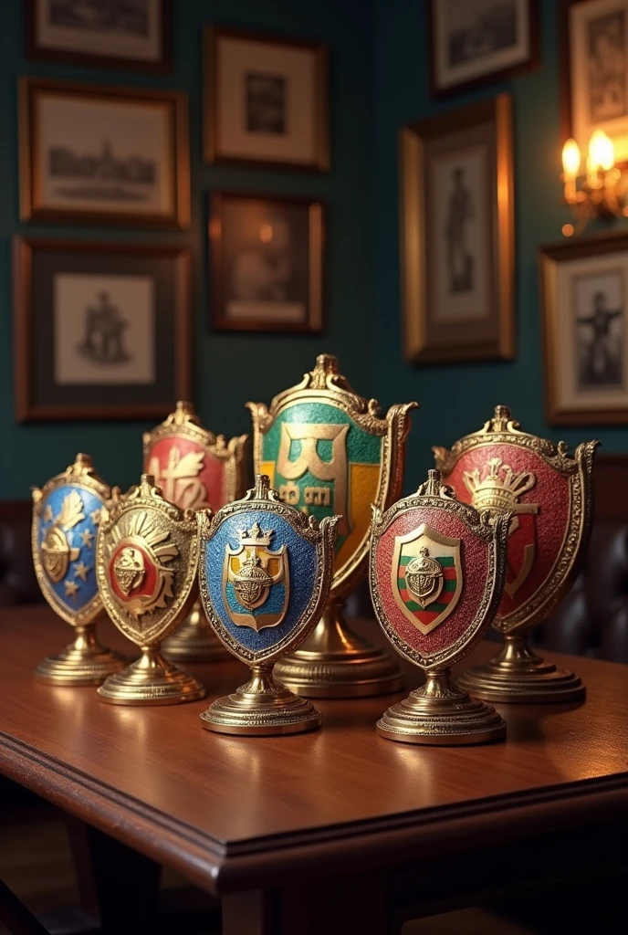 Football club elegant shields