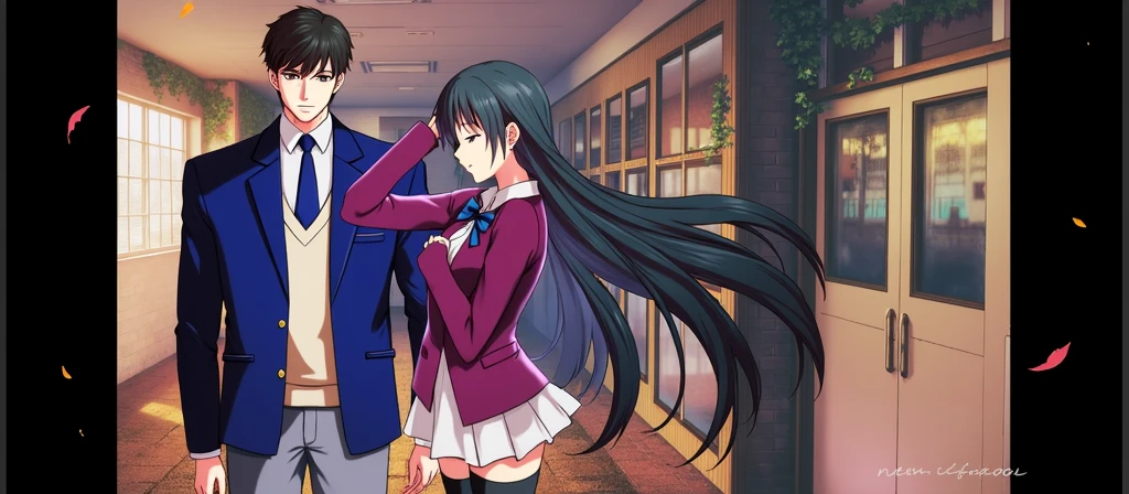 Just the same but with them kissing and the ssame school uniform color