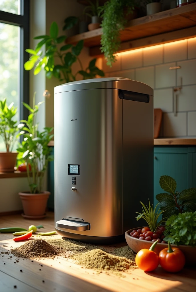 Food waste machines in silinder shape