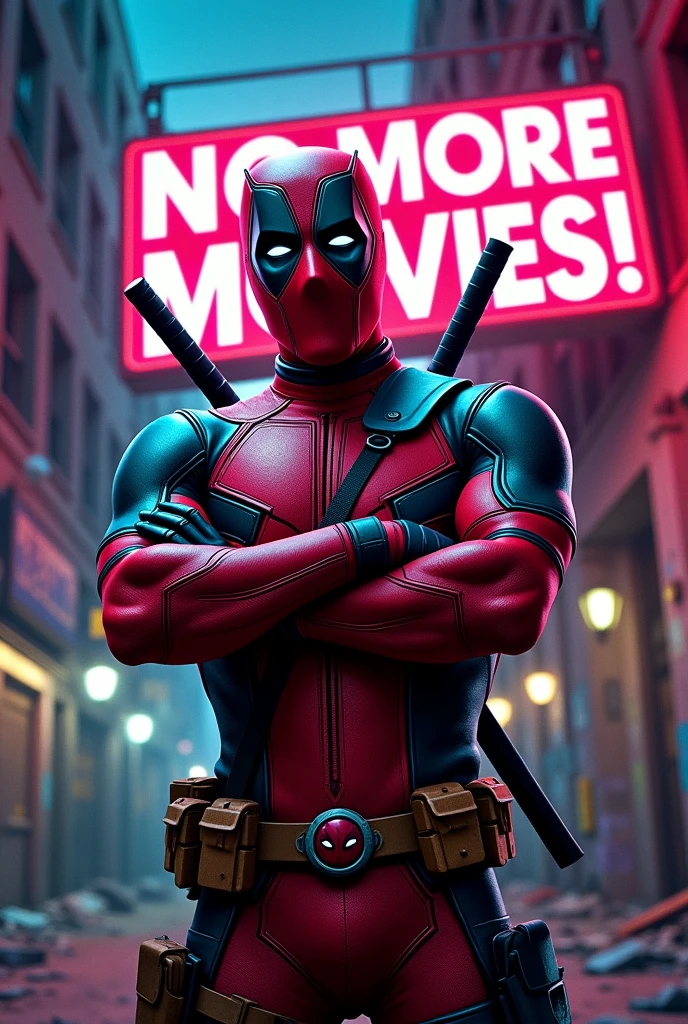 Deadpool: not more movies movie poster