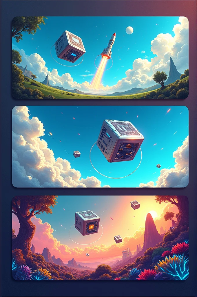 A title with the word CanSat, for a triptych