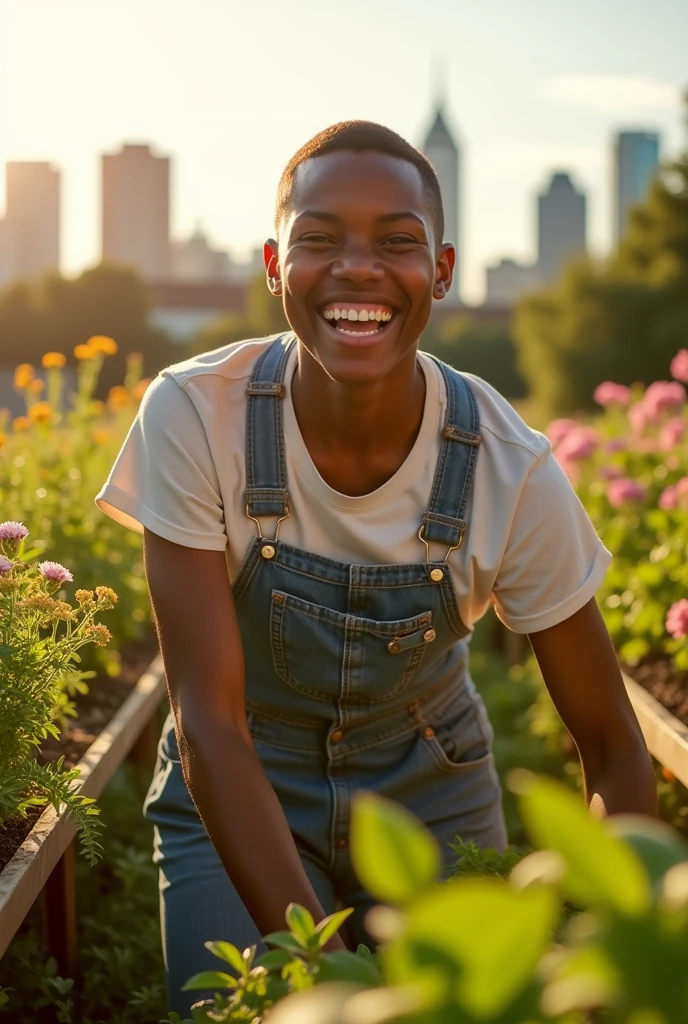 image of a happy and hard-working ex-prisoner