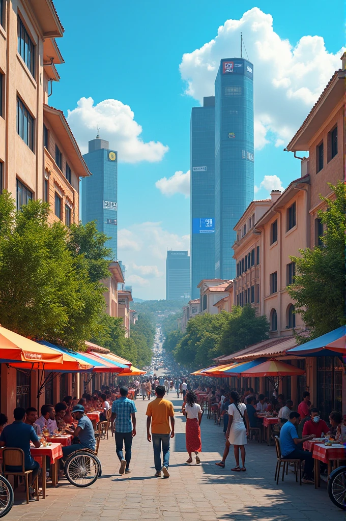 Addis abeba with technology