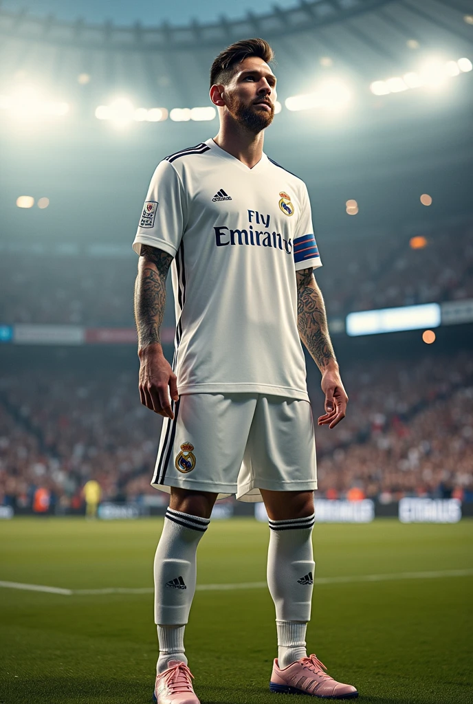 Messi at Real Madrid, let his beautiful face be seen😡
