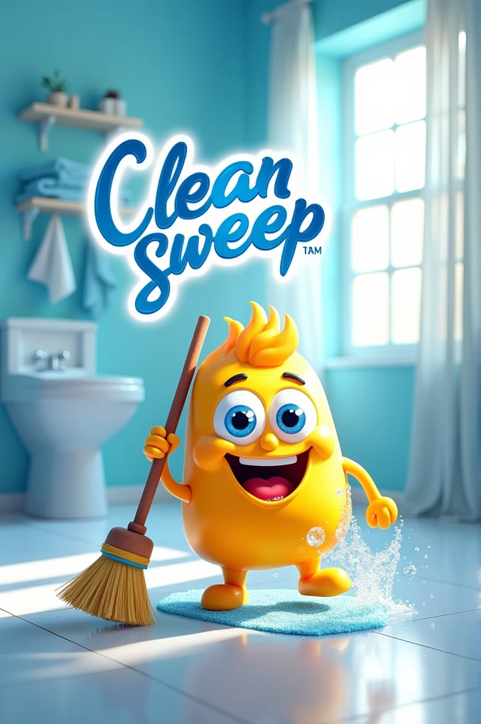 Clean sweep washing powder lable