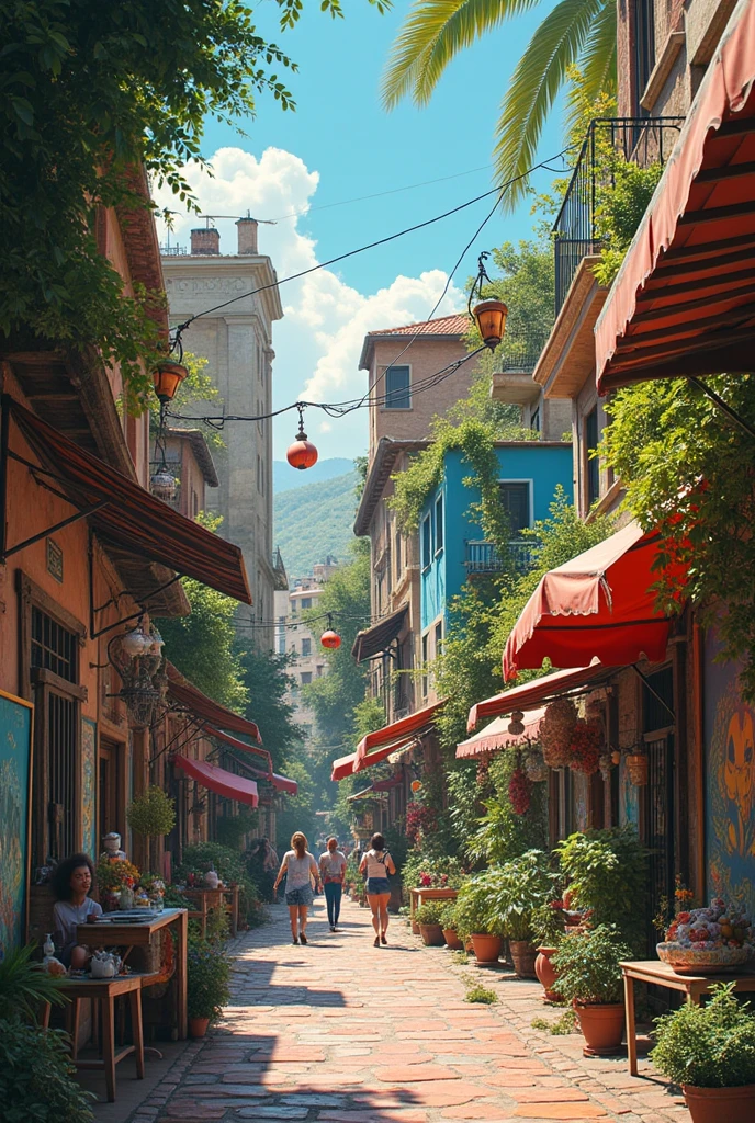 The Ociantes are dedicated to various forms of art, from painting and sculpture to music and dance. Cities are full of open-air galleries and stages where everyone can express their creativity..