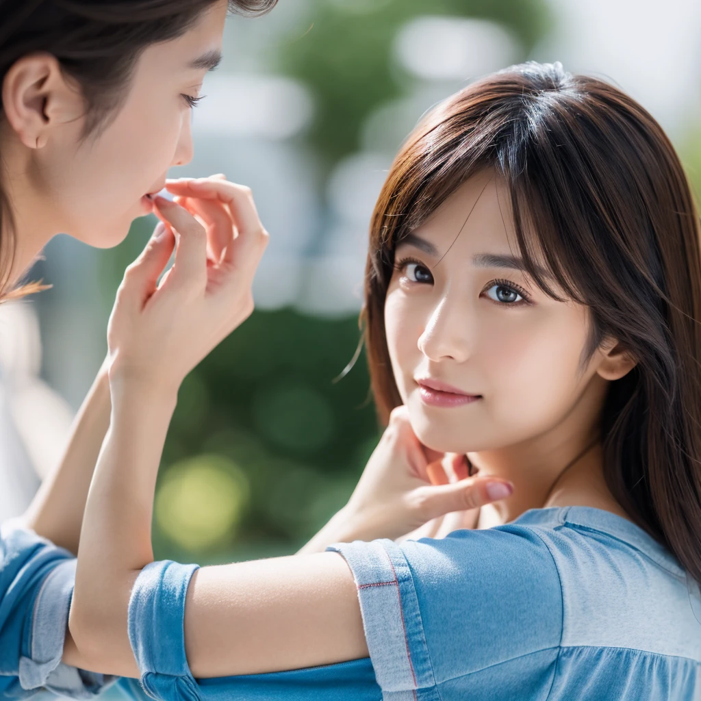 Model actress、A beautiful woman、One Woman、cool、Japanese and half European、Upper Body、30 generation beauty、Realistic Skin、4K images、Commercial Shooting、Shooting with a single-lens reflex camera、looking at the camera